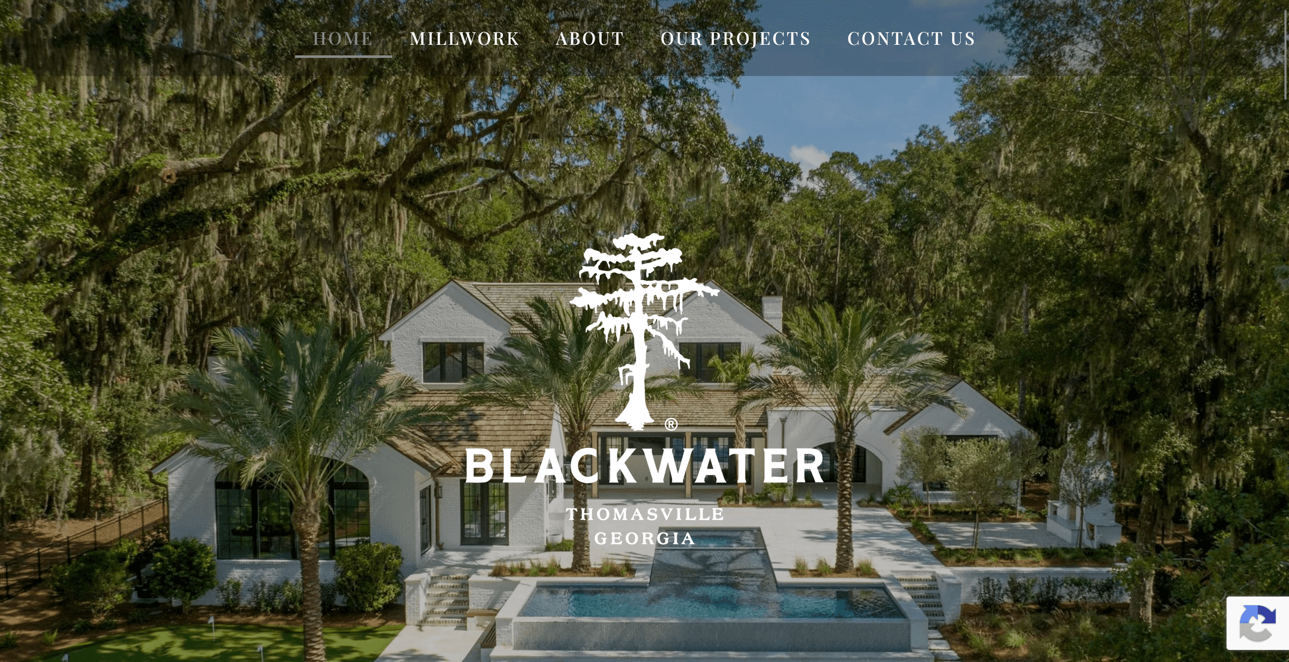 Blackwater Timber website screenshot