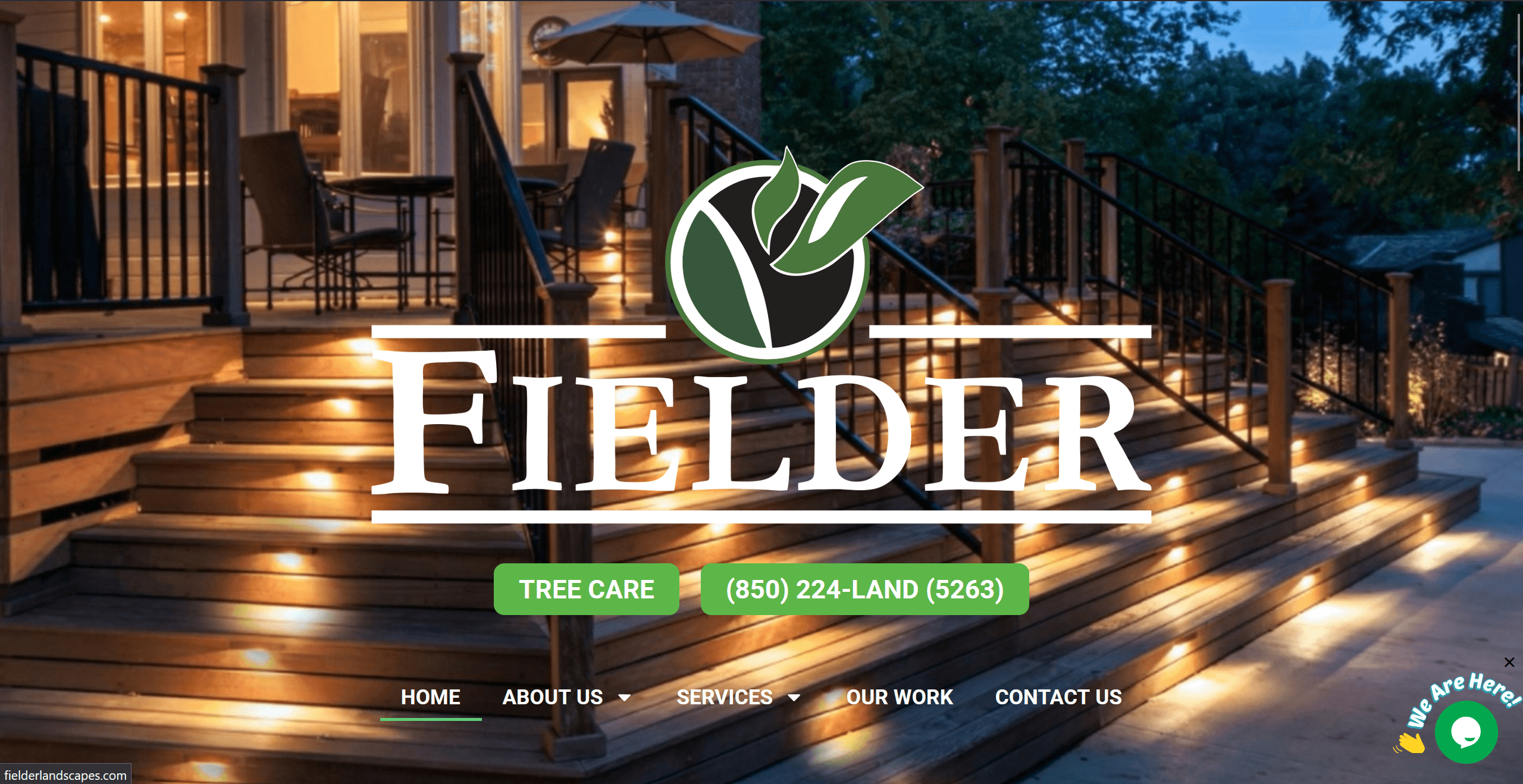Fielder Landscapes website screenshot